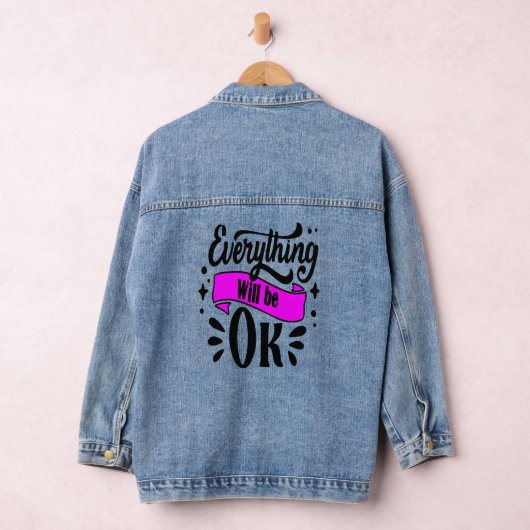 Plain Text Jeansjacke (Hangar)