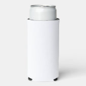 Plain White Beverage Cooler Clean Modern Koozie Selters Dosenkühler (Seltzer Vorderseite)