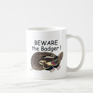 PlainBadger_black Kaffeetasse