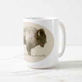 Plains Bison Kaffeetasse (VorderseiteRechts)