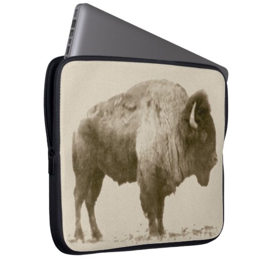 Plains Bison Laptopschutzhülle (Vorne Rechts)