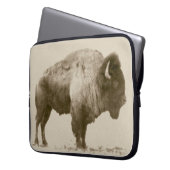 Plains Bison Laptopschutzhülle (Vorderseite Links)