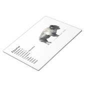 Plains Bison Notizblock (angewinkelt)