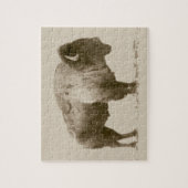 Plains Bison Puzzle (Vertikal)