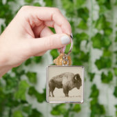 Plains Bison Schlüsselanhänger (Hand)
