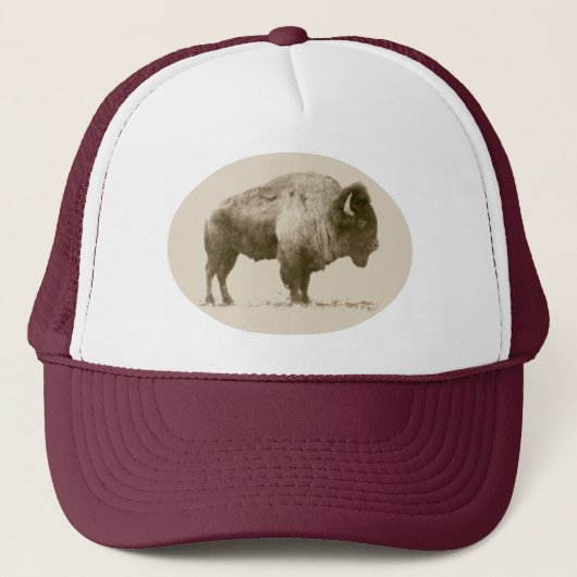 Plains Bison Truckerkappe (Vorderseite)