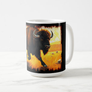 Plains Buffalo - Amerikanisches Büffelwerk Kaffeetasse