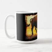 Plains Buffalo - Amerikanisches Büffelwerk Kaffeetasse (Links)