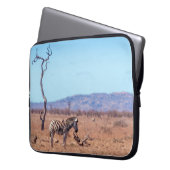 Plains zebra in Kruger National Park, Südafrika Laptopschutzhülle (Vorderseite Links)