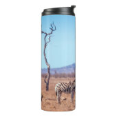 Plains zebra in Kruger National Park, Südafrika Thermosbecher (Nach links gedreht)