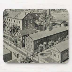 Plainville Connecticut Illustration Mousepad