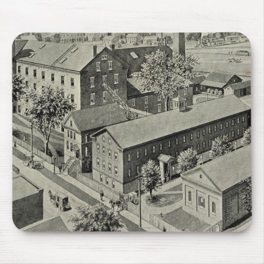 Plainville Connecticut Illustration Mousepad (Vorne)