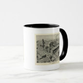 Plainville Connecticut Illustration Tasse (VorderseiteRechts)