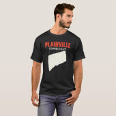 Plainville Connecticut USA Staat America Travel Co T-Shirt (Vorne ganz)
