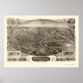 Plainville, CT Panoramic Map - 1907 Poster (Vorne)