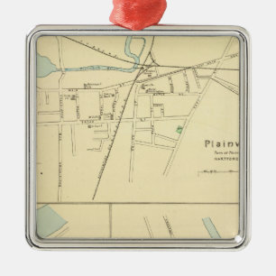 Plainville, Lager Pint, Windsor Ornament Aus Metall