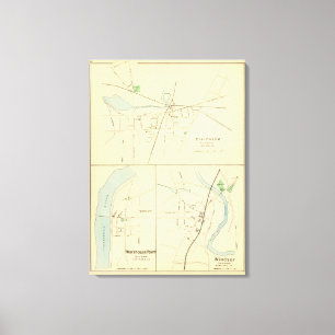 Plainville, Warehouse Pt, Windsor Leinwanddruck