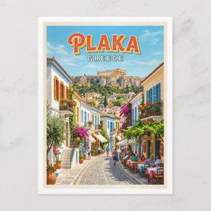 Plaka Athen Griechenland Postkarte