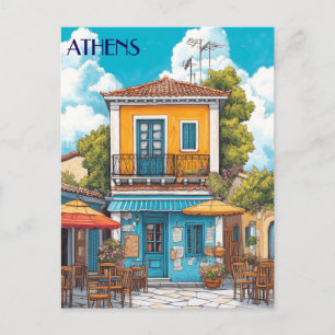 Plaka, Athen Griechenland Reisen Postkarte