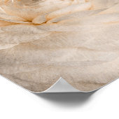 Plakat 12 x 12 Vintager Blumenwaschraum (Ecke)