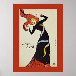 Plakat 1899 Jane Avril ~ Henri-Des Toulouse
