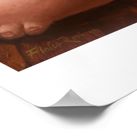 Plakat 45,72x60,96cm: Hinter der Tür (Ecke)