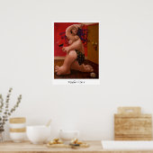 Plakat 45,72x60,96cm: Hinter der Tür (Küche)