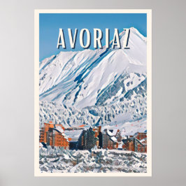 Plakat Aboriaz Skistation