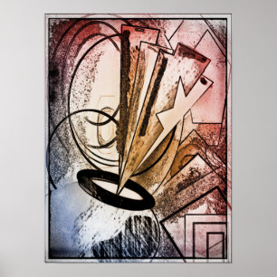 Plakat, abstrakte Kunst, Poster