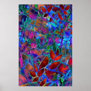 Plakat Abstraktes Hartglas