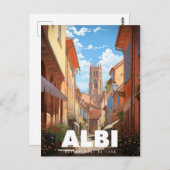 Plakat Albi - Frankreich - Tarn - 81 - Postkarte (Vorne/Hinten)