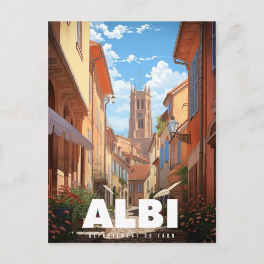 Plakat Albi - Frankreich - Tarn - 81 - Postkarte (Vorderseite)