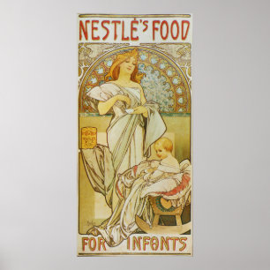 Plakat Alphonse Mucha.Advertizing, 1898