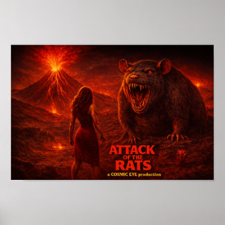 Plakat Angriff der Ratten