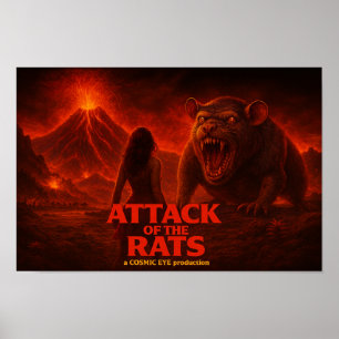 Plakat Angriff der Ratten