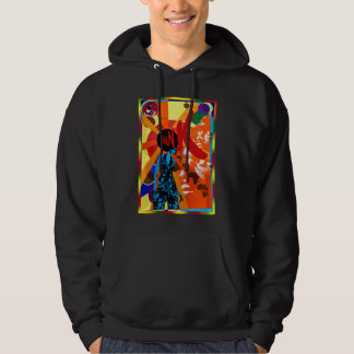 Plakat-Artgeschenke des Funky Funks retro Vintage Hoodie