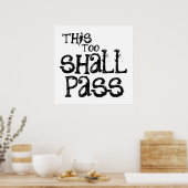 Plakat - auch das muss passieren (Küche)