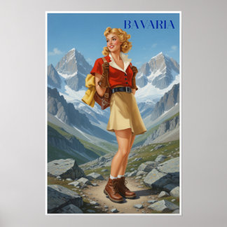Plakat Bayern, Deutschland