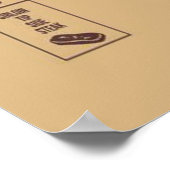 Plakat "Beef Cuts Charts" (Ecke)