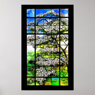 Plakat-Befleckter Glas-Louis Tiffany 108 Poster