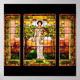 Plakat-Beflecktes Glas-Tiffany 9 Poster