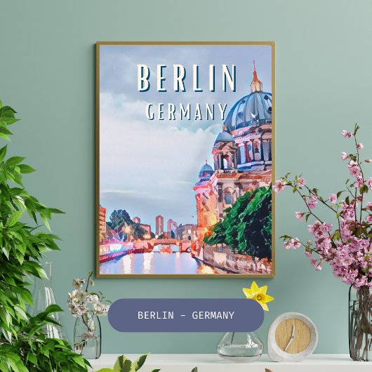 Plakat Berlin, Deutschlands lebhafte Hauptstadt