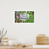 Plakat "Betet für den Frieden in Jerusalem" (Küche)