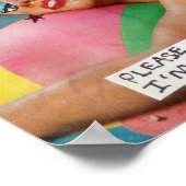 PLAKAT - BITTE GEHEN SIE. ICH BIN INTROVERTIERT. (Ecke)