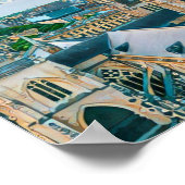 Plakat Bordeaux Foto Vintage (Ecke)