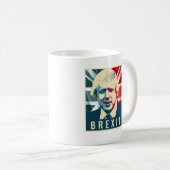 Plakat Boris Johnson Brexit - - Kaffeetasse (VorderseiteRechts)