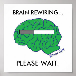 Plakat "BRAIN REWIRD"