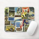 Plakat-Briefmarken Mousepad (Mit Mouse)