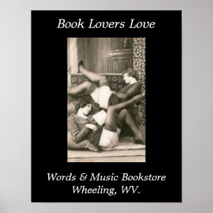 Plakat bucht die Buchhandlung, die West Virginia