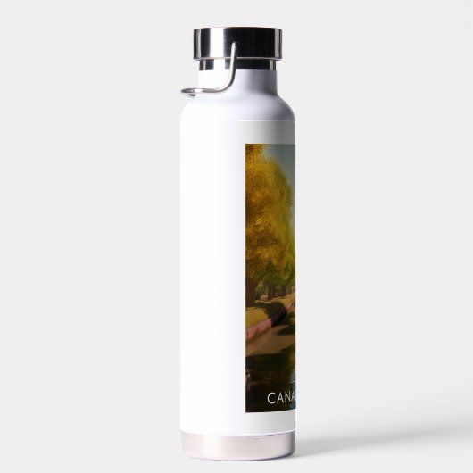 Plakat Canal du Midi - Frankreich - Illustration Trinkflasche (Rechts)